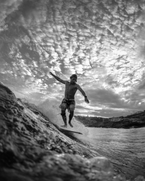 istock Young surfer at Tamarama Beach 1128363631