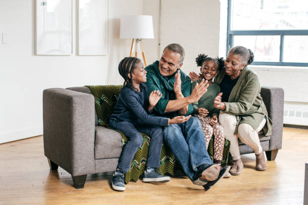 istock Celebrating with grandparents 1128372378
