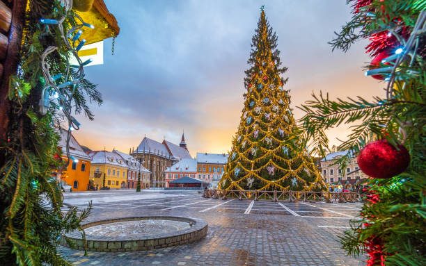istock Christmas market, Brasov 1128385860