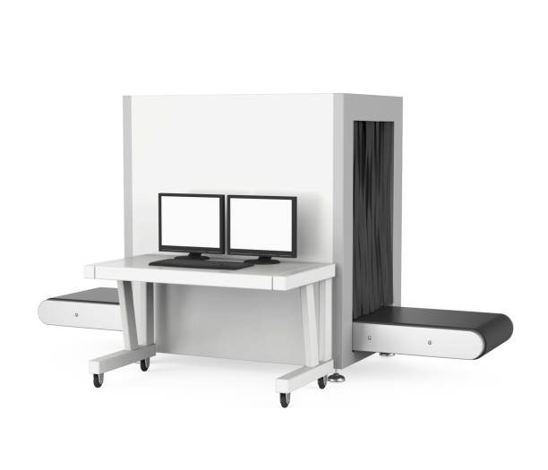 istock Airport Baggage X-Ray Security Machine Isolated 1128385927