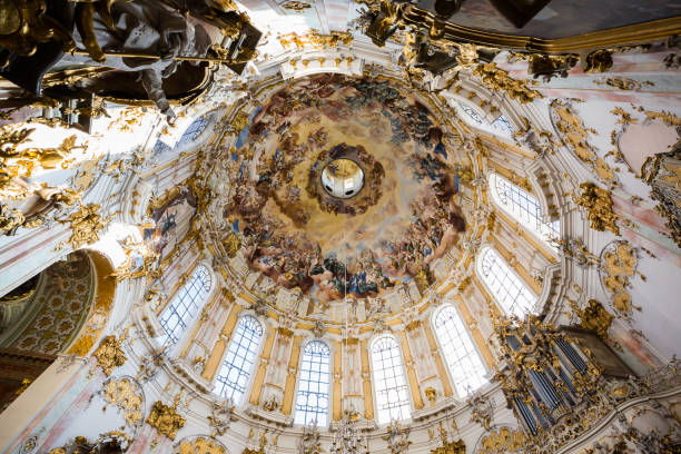 istock Interior of Wieskirche church - STEINGADEN, GERMANY 1128392048