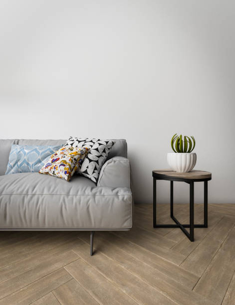 istock Scandinavian Sofa Living Room 1128405256