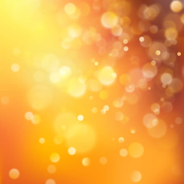 istock Blur nature background, orange autumn season color. EPS 10 1128407423
