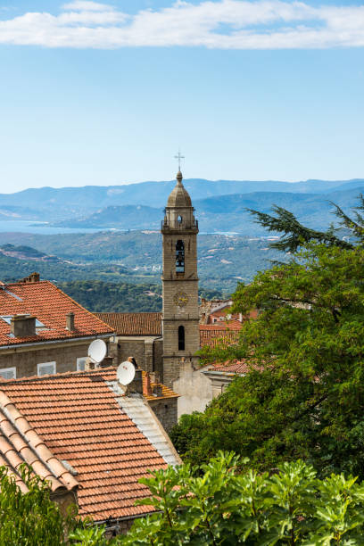 istock Small church at Corsica 1128410436