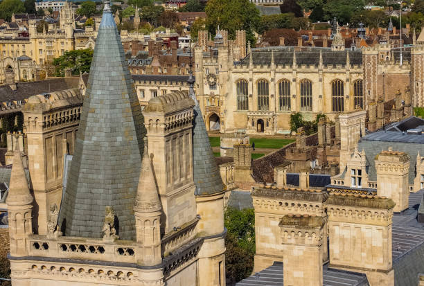 istock Aerial view of Cambridge 1128410728