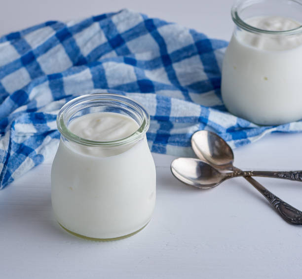 istock glass jars with homemade yogurt 1128415712