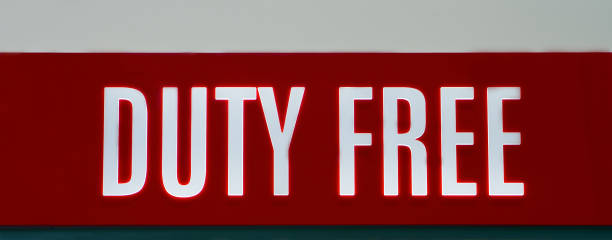 istock illuminated red sign at airport 1128419324