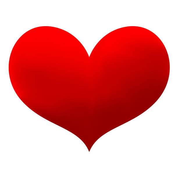 Valentine Love heart shape, Icon romance, woman, health vector art illustration