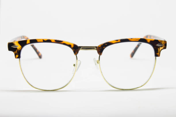 istock Vintage round eyeglasses isolated on white 1128426906
