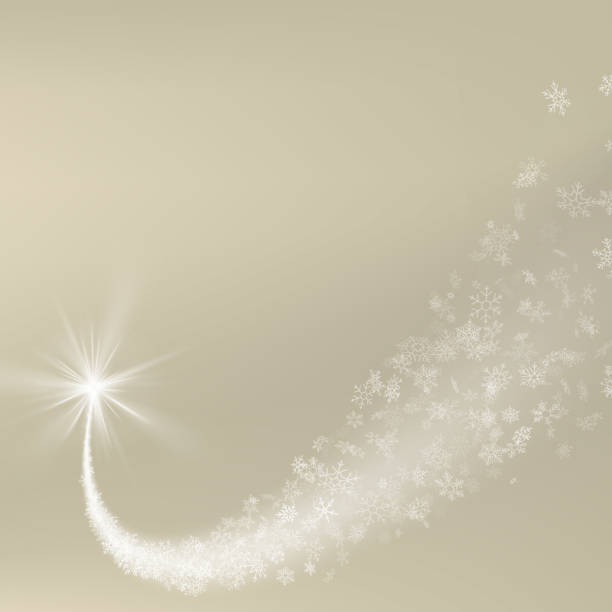 istock Elegant beige Christmas background with snowflakes and place for text. EPS 10 1128429275
