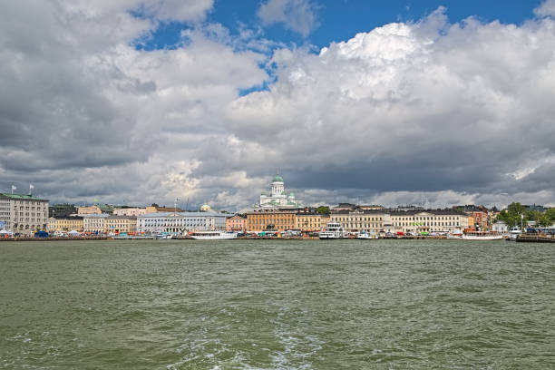 istock Helsinki cityscape with Cathedral, Finland 1128430422