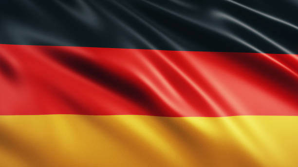 Germany Flag 3d Render Germany Flag (close-up) german flag photos stock pictures, royalty-free photos & images