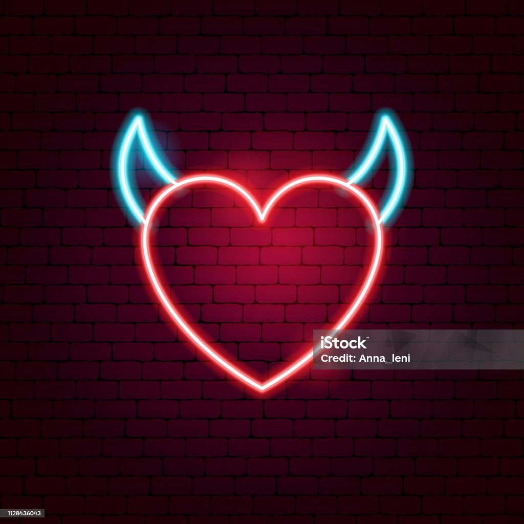 Sex Heart Neon Sign Sex Heart Neon Sign. Vector Illustration of Adult Toys Promotion. Sex Shop stock vector