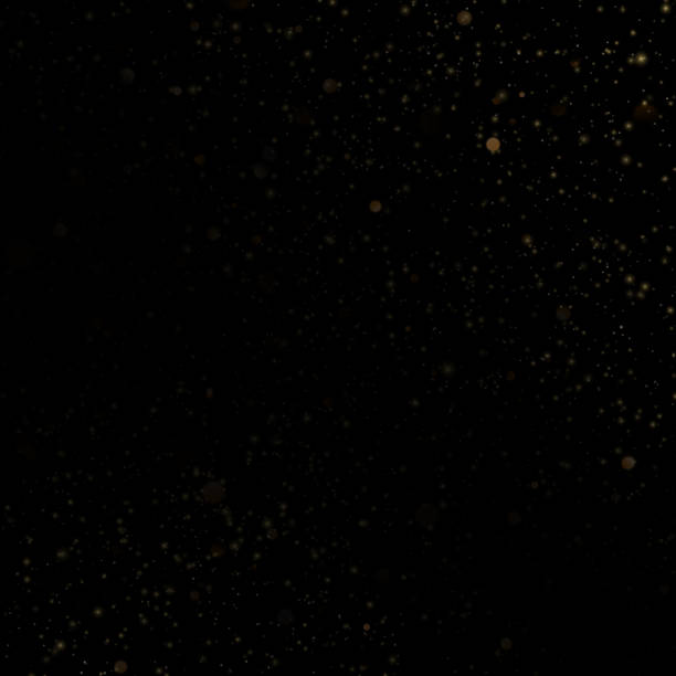 istock Overlay effect for luxury greeting rich card. Star dust light on black background. EPS 10 1128436249