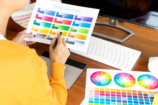 istock young woman work for graphic design 1128438059