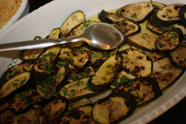 istock Fried eggplant slices  Mediterranean cuisine 1128451120