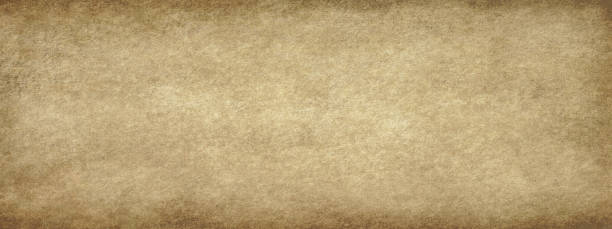 istock Long and wide backgrounds in horizontal position.Brown old rustic vintage paper texture. 1128458005