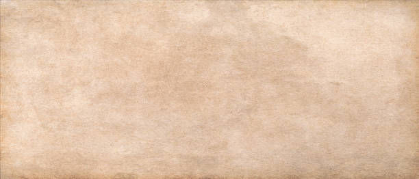 istock Long and wide background in a horizontal position.Beige light paper texture. 1128458603