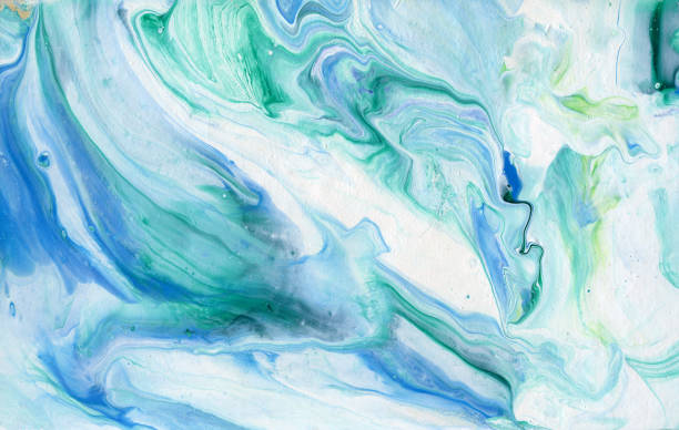 istock Acrylic pour painting 1128462277