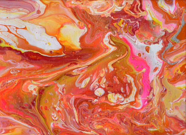 istock Acrylic pour painting 1128462316