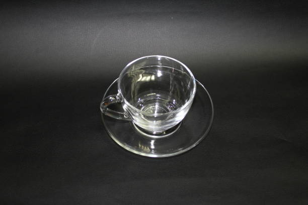 Transparent coffee cup Transparent coffee cup. 컵 stock pictures, royalty-free photos & images