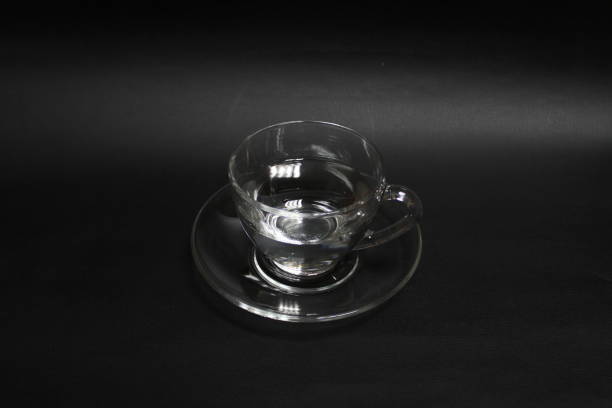 Transparent coffee cup Transparent coffee cup. 컵 stock pictures, royalty-free photos & images