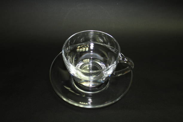 Transparent coffee cup Transparent coffee cup. 컵 stock pictures, royalty-free photos & images