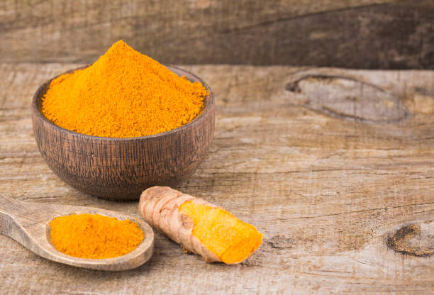 istock Turmeric spice used in alternative medicine - Curcuma longa 1128462879