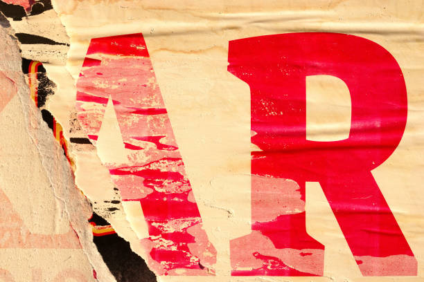 istock Old ripped blank torn paper crumpled creased posters grunge textures backdrop backgrounds placard 1128465929