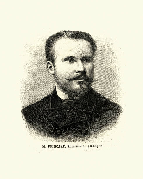 ilustraciones, imágenes clip art, dibujos animados e iconos de stock de raymond poincaré, ministro de instrucción pública, francés, 1895 - president of france