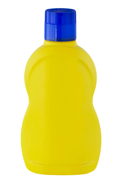 istock Cleaning agent bottle isolated against white background 1128474079