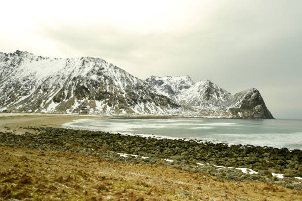 istock Unstad Beach, Lofoten Islands, Norway 1128477296