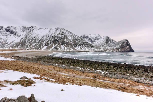 Unstad Beach, Lofoten Islands, Norway