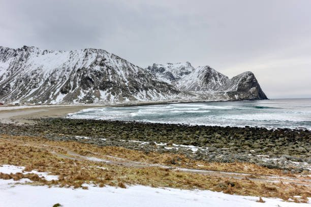 istock Unstad Beach, Lofoten Islands, Norway 1128477465