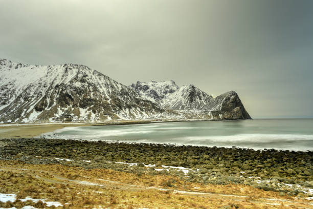 istock Unstad Beach, Lofoten Islands, Norway 1128477773