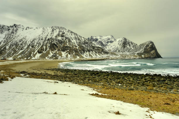 istock Unstad Beach, Lofoten Islands, Norway 1128477860
