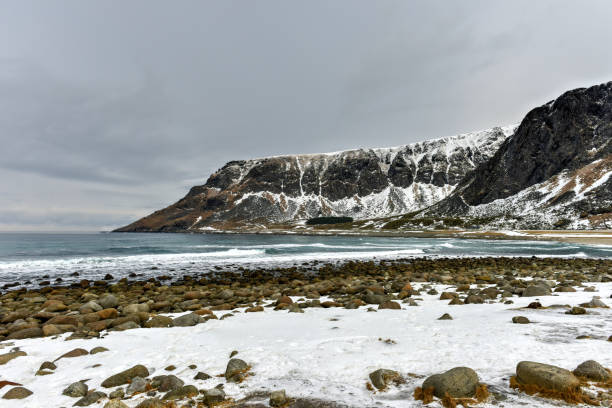istock Unstad Beach, Lofoten Islands, Norway 1128477994