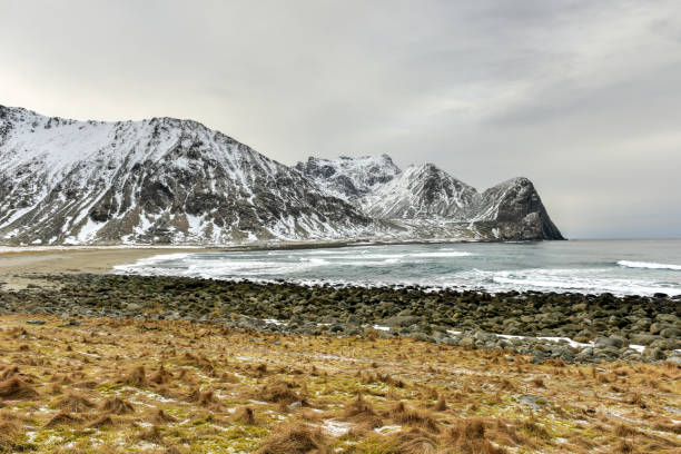 istock Unstad Beach, Lofoten Islands, Norway 1128478098