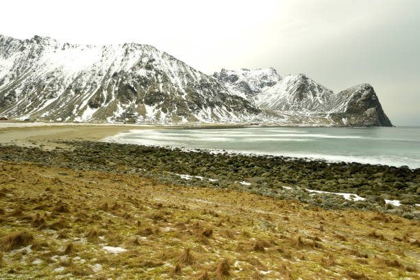 istock Unstad Beach, Lofoten Islands, Norway 1128478381