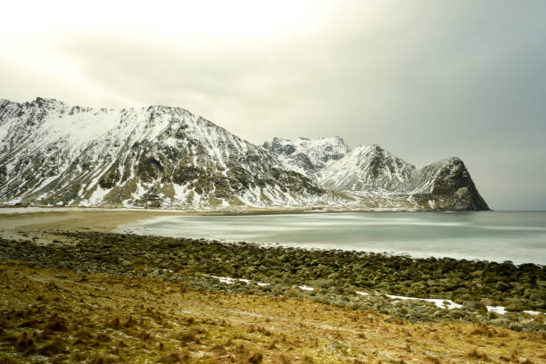 istock Unstad Beach, Lofoten Islands, Norway 1128478412