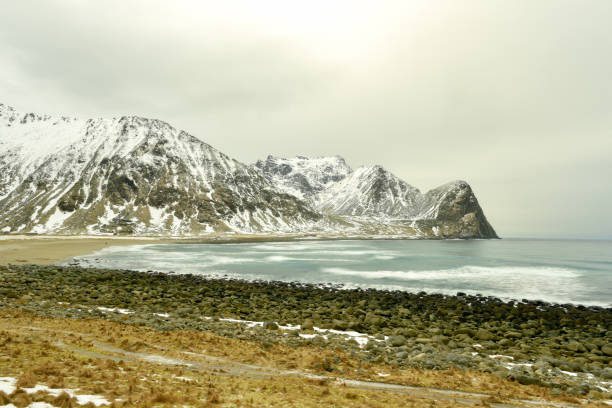 istock Unstad Beach, Lofoten Islands, Norway 1128478493