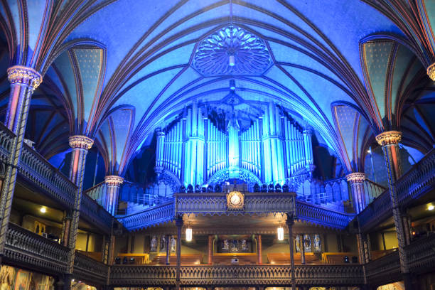istock Notre Dame Basilica - Montreal, Canada 1128479806