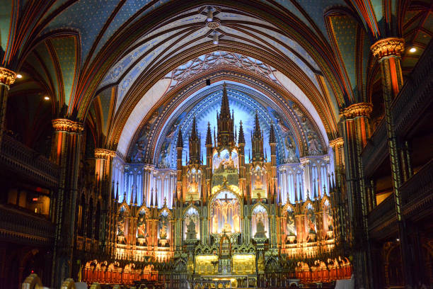 istock Notre Dame Basilica - Montreal, Canada 1128479859