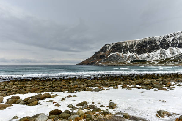 istock Unstad Beach, Lofoten Islands, Norway 1128479924