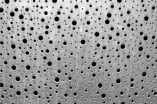 Monochrome metal dots surface background texture wallpaper