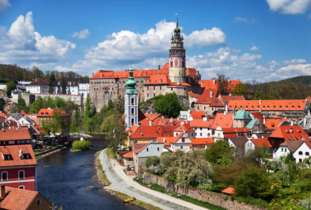 istock Summer view of Cesky Krumlov 1128494899
