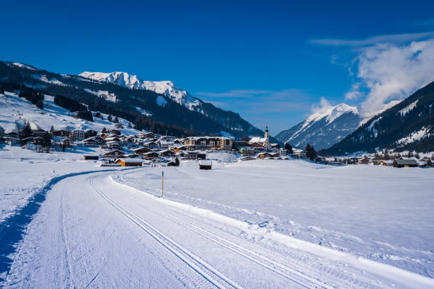 istock Winter Panorama Cross-Country Ski 1128497996