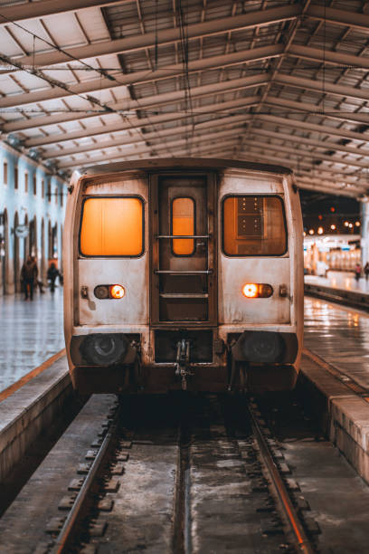 istock A railroad coach in a night depot 1128509090