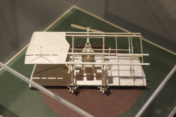 istock Airplane wooden maket 1128509445