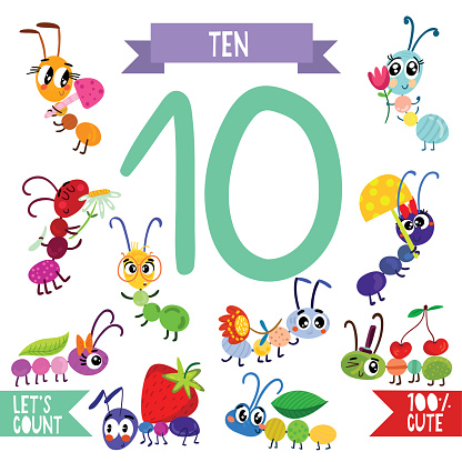 Ilustración de Colección De Números Con Animales De 1 A 10set Para Niños Aprender A Contar Y A Escribir y más Vectores Libres de Derechos de Alegre - iStock Ilustración de Colección De Números Con Animales De 1 A 10set Para Niños Aprender A Contar Y A Escribir y más Vectores Libres de Derechos de Alegre - iStock